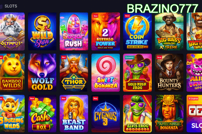 Slots populares Cassino BRAZINO777 bônus e diversão