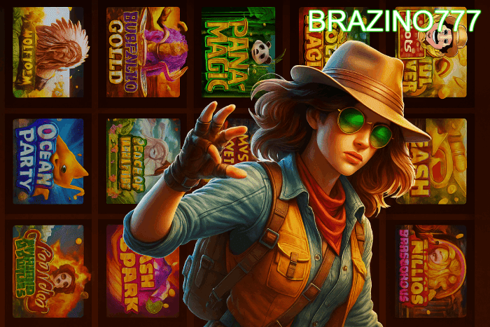 Jogos de caça-níqueis Cassino BRAZINO777 online
