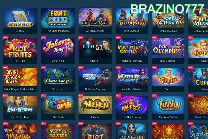 Lista de jogos populares Cassino BRAZINO777 Brasil