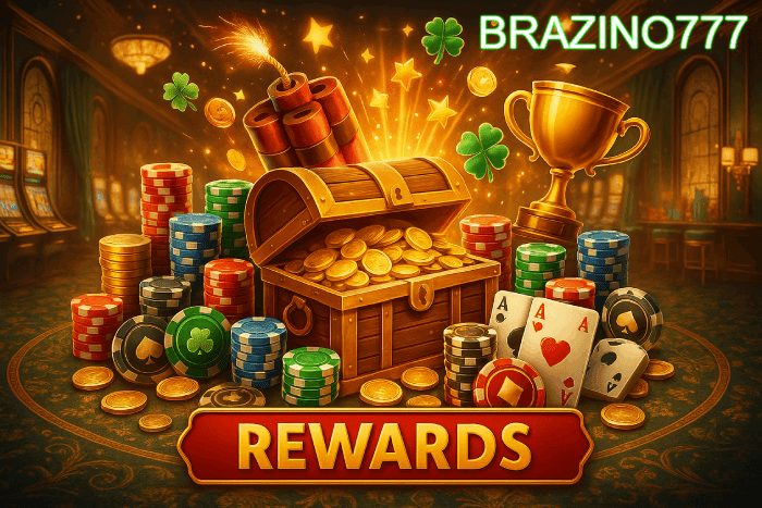 Bônus e recompensas exclusivas do Cassino BRAZINO777